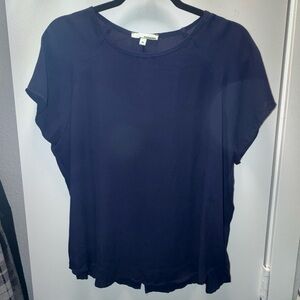 june & hudson Navy Short Sleeve Crewneck Tee